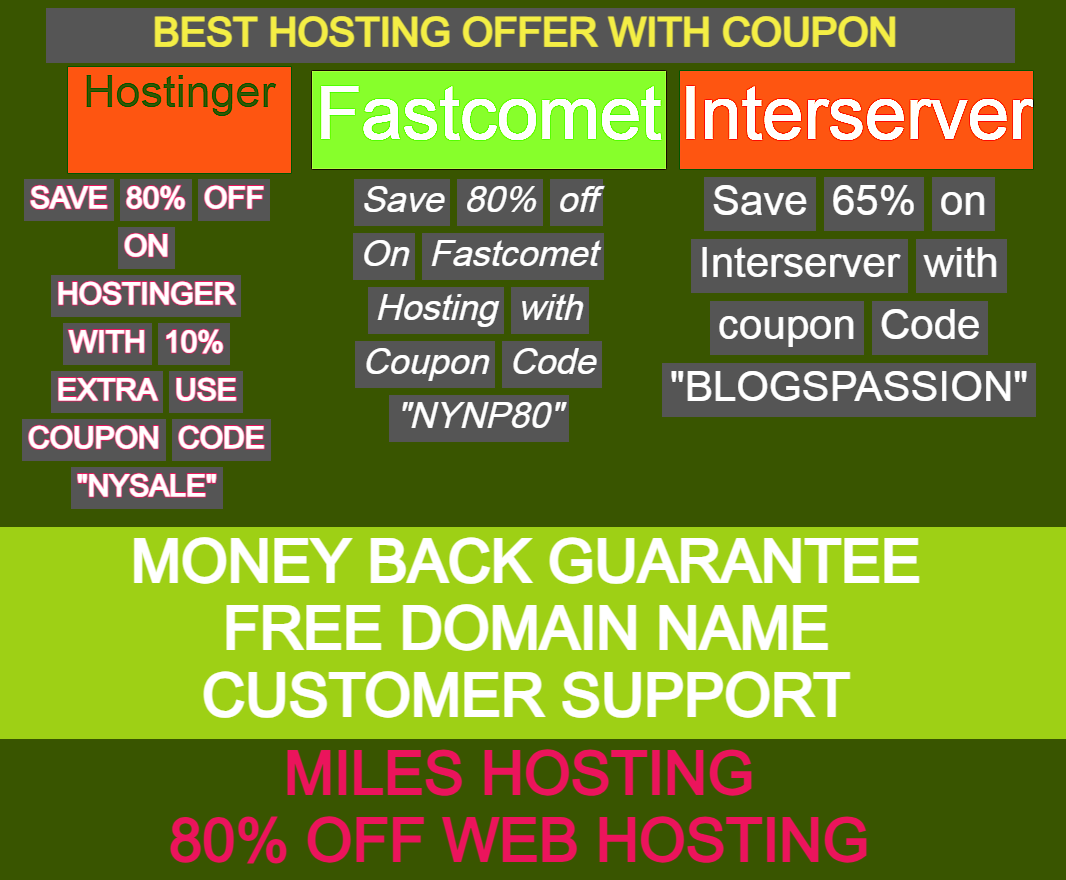 New Year Best Hosting Coupon Code for 2025